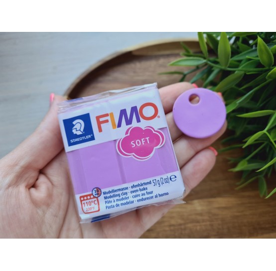 FIMO Soft, lavender, Nr.62, 57g (2oz), oven-hardening polymer clay, STAEDTLER