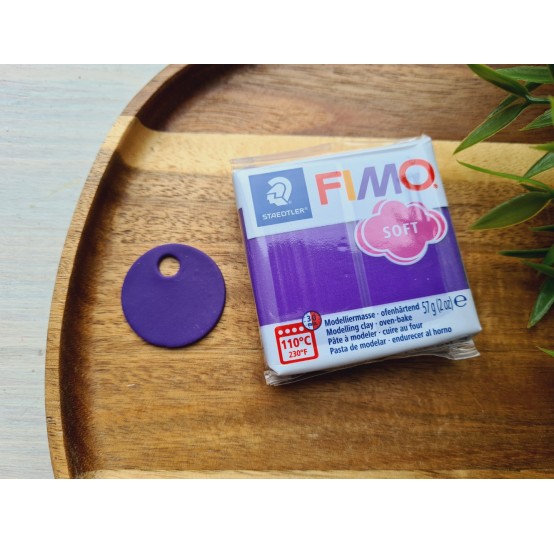 FIMO Soft, plum, Nr.63, 57g (2oz), oven-hardening polymer clay, STAEDTLER