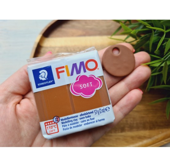 FIMO Soft, caramel, Nr.7, 57g (2oz), oven-hardening polymer clay, STAEDTLER