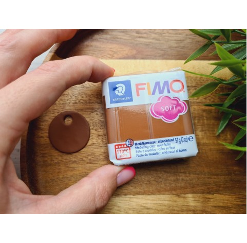 FIMO Soft, caramel, Nr.7, 57g (2oz), oven-hardening polymer clay, STAEDTLER