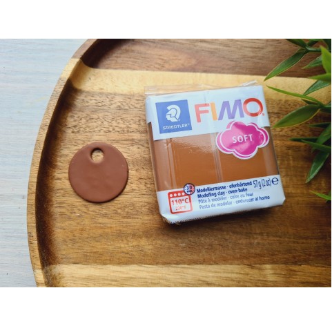 FIMO Soft, caramel, Nr.7, 57g (2oz), oven-hardening polymer clay, STAEDTLER