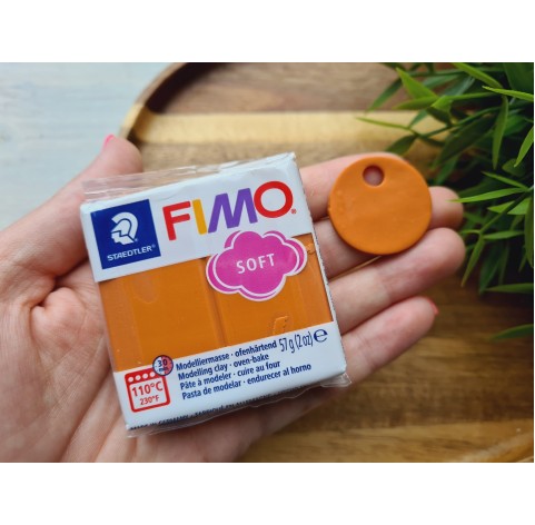 FIMO Soft, cognac, Nr.76, 57g (2oz), oven-hardening polymer clay, STAEDTLER