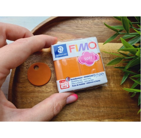 FIMO Soft, cognac, Nr.76, 57g (2oz), oven-hardening polymer clay, STAEDTLER