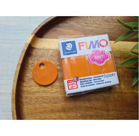 FIMO Soft, cognac, Nr.76, 57g (2oz), oven-hardening polymer clay, STAEDTLER