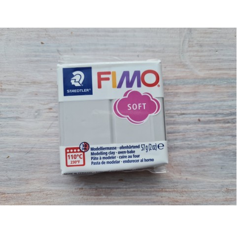 FIMO Soft oven-bake polymer clay, dolphin grey, Nr. 80, 57 gr