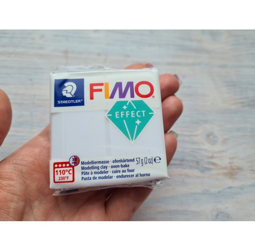 Translucent White Fimo Effect Clay