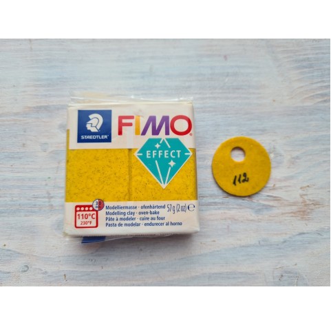 FIMO Effect, gold (glitter), Nr.112, 57g (2oz), oven-hardening polymer clay, STAEDTLER