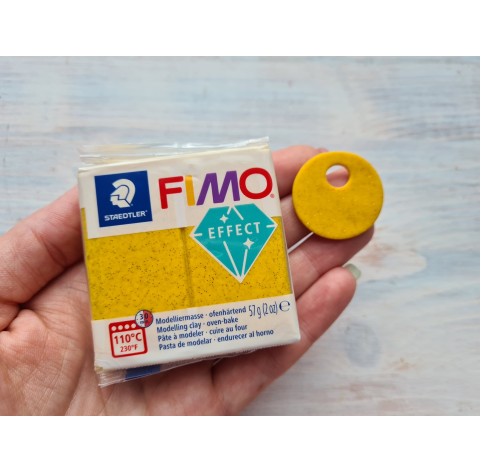 FIMO Effect, gold (glitter), Nr.112, 57g (2oz), oven-hardening polymer clay, STAEDTLER