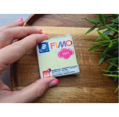 FIMO Soft, vanilla (pastel), Nr.105, 57g (2oz), oven-hardening polymer clay, STAEDTLER