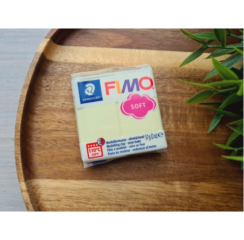 FIMO Soft, vanilla (pastel), Nr.105, 57g (2oz), oven-hardening polymer clay, STAEDTLER