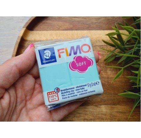 FIMO Soft, mint (pastel), Nr.505, 57g (2oz), oven-hardening polymer clay, STAEDTLER