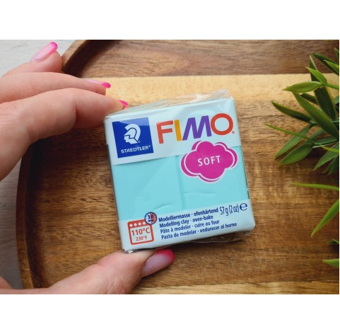 FIMO Soft, mint (pastel), Nr.505, 57g (2oz), oven-hardening polymer clay, STAEDTLER