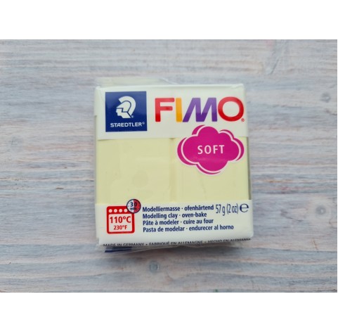 FIMO Soft oven-bake polymer clay, vanilla (pastel), Nr. 105, 57 gr