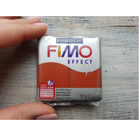 FIMO Effect, copper (metallic), Nr. 27, 57g (2oz), oven-hardening polymer clay, STAEDTLER