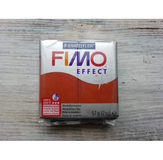 FIMO Effect, copper (metallic), Nr. 27, 57g (2oz), oven-hardening polymer clay, STAEDTLER