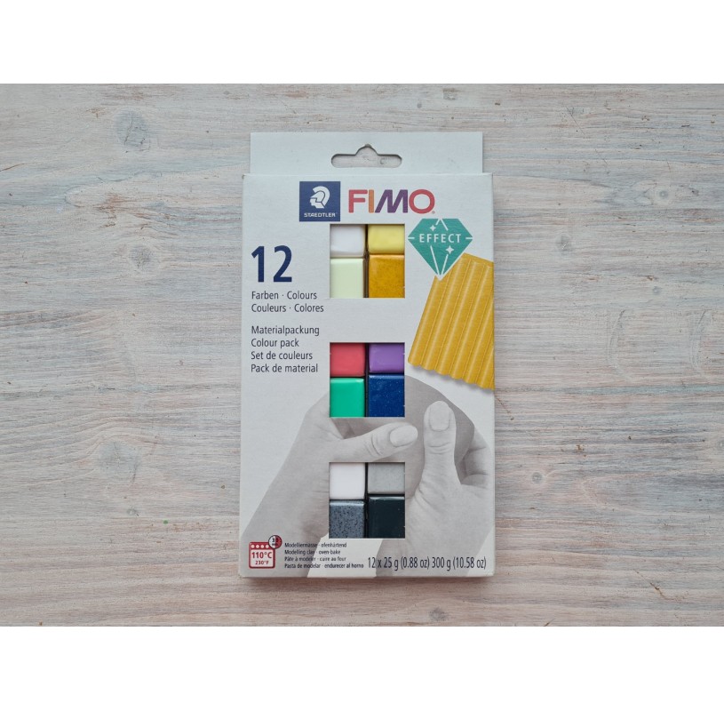 Fimo Basic Multi Pack Kit of 12 Colors