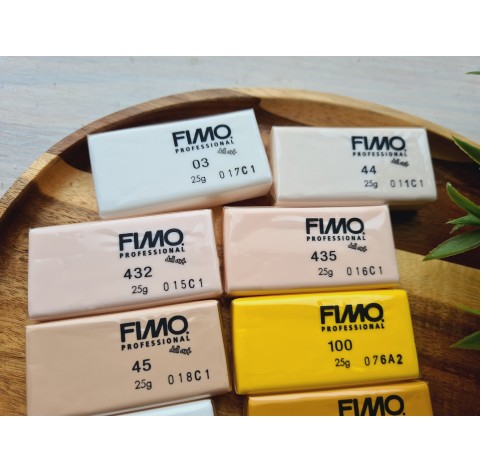 FIMO Professional, doll art, pack of 12 colors, 300g (10.58oz), oven-hardening polymer clay, STAEDTLER