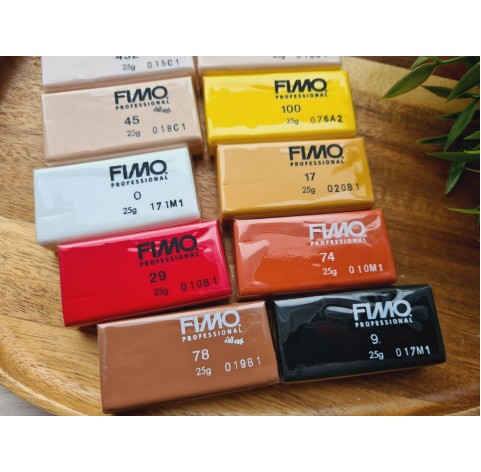 FIMO Professional, doll art, pack of 12 colors, 300g (10.58oz), oven-hardening polymer clay, STAEDTLER