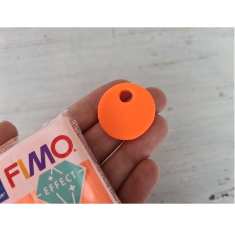 FIMO Effect Neon oven-bake polymer clay, neon orange, Nr. 401, 57 gr