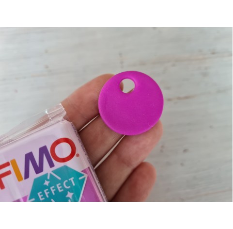 FIMO Effect Neon oven-bake polymer clay, neon purple, Nr. 601, 57 gr
