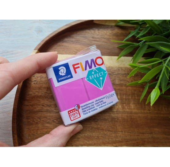 FIMO Effect, neon purple (neon), Nr. 601, 57g (2oz), oven-hardening polymer clay, STAEDTLER