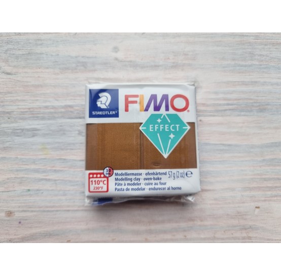 FIMO Effect, antic bronze (metallic), Nr.71, 57g (2oz), oven-hardening polymer clay, STAEDTLER