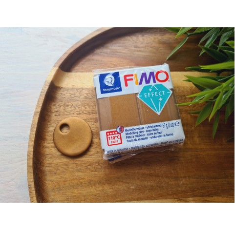 FIMO Effect, antic bronze (metallic), Nr.71, 57g (2oz), oven-hardening polymer clay, STAEDTLER