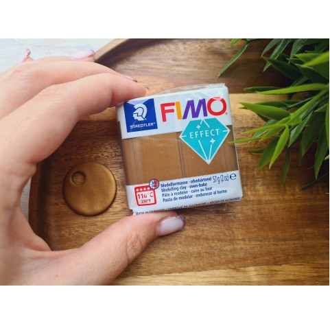 FIMO Effect, antic bronze (metallic), Nr.71, 57g (2oz), oven-hardening polymer clay, STAEDTLER