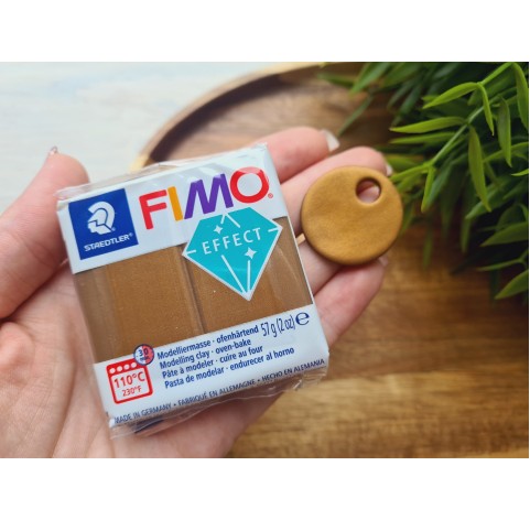 FIMO Effect, antic bronze (metallic), Nr.71, 57g (2oz), oven-hardening polymer clay, STAEDTLER