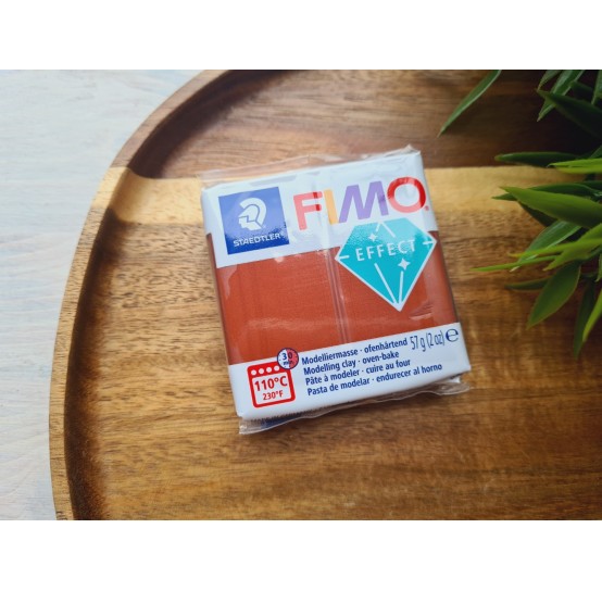 FIMO Effect, copper (metallic), Nr. 27, 57g (2oz), oven-hardening polymer clay, STAEDTLER