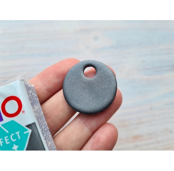 FIMO Effect oven-bake polymer clay, steel grey (metallic), Nr.91, 57 gr