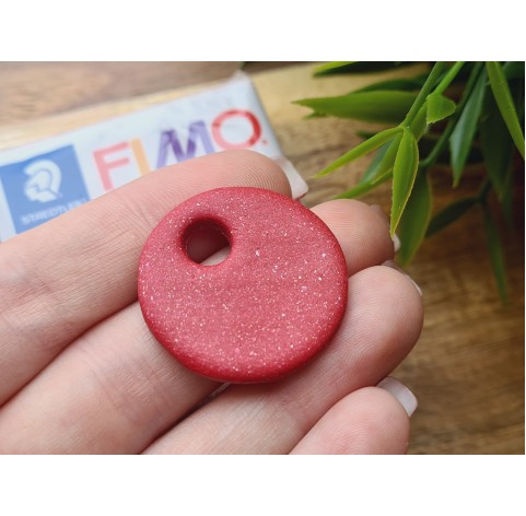 FIMO Effect, red (galaxy), Nr.202, 57g (2oz), oven-hardening polymer clay, STAEDTLER