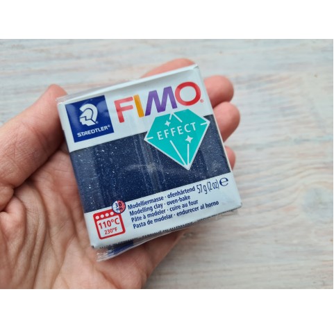 FIMO Effect, blue (galaxy), Nr.352, 57g (2oz), oven-hardening polymer clay, STAEDTLER