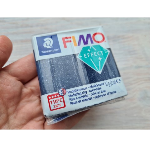 FIMO Effect, blue (galaxy), Nr.352, 57g (2oz), oven-hardening polymer clay, STAEDTLER