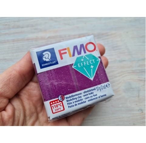 FIMO Effect, purple (galaxy), Nr.602, 57g (2oz), oven-hardening polymer clay, STAEDTLER