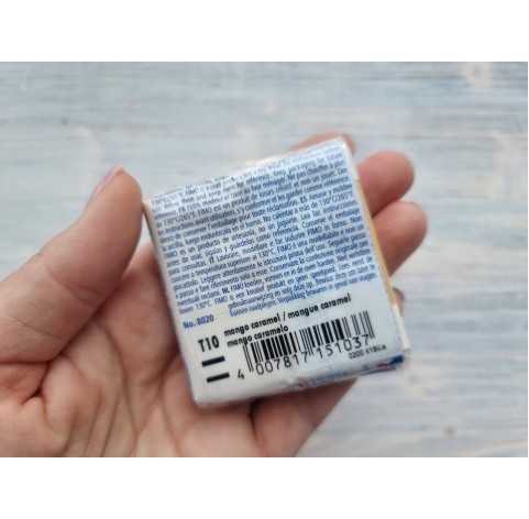 FIMO Soft oven-bake polymer clay, mango caramel, Nr. T10, 57 g