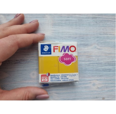 FIMO Soft oven-bake polymer clay, mango caramel, Nr. T10, 57 g