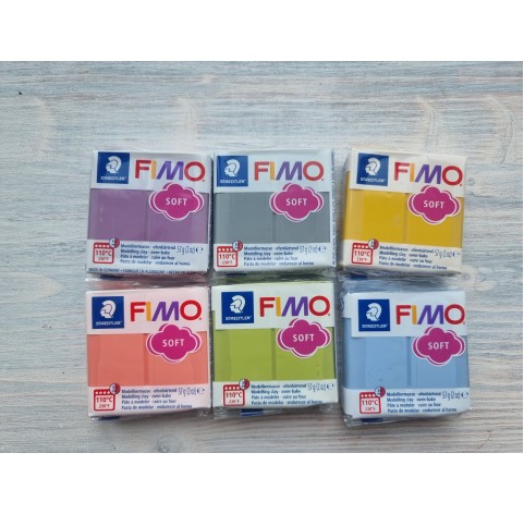FIMO Soft oven-bake polymer clay, pink grapefruit, Nr. T20, 57 g