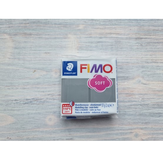 FIMO Soft oven-bake polymer clay, stormy grey, Nr. T80, 57 gr