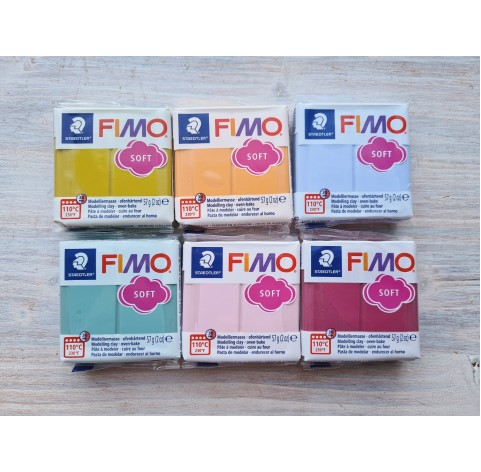 FIMO Soft oven-bake polymer clay, strawberry cream, Nr. T21, 57 g