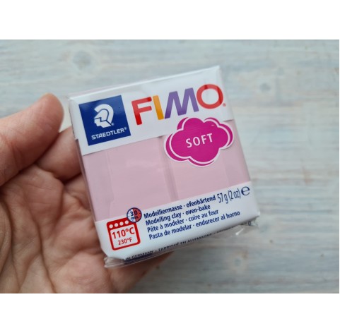 FIMO Soft oven-bake polymer clay, strawberry cream, Nr. T21, 57 g