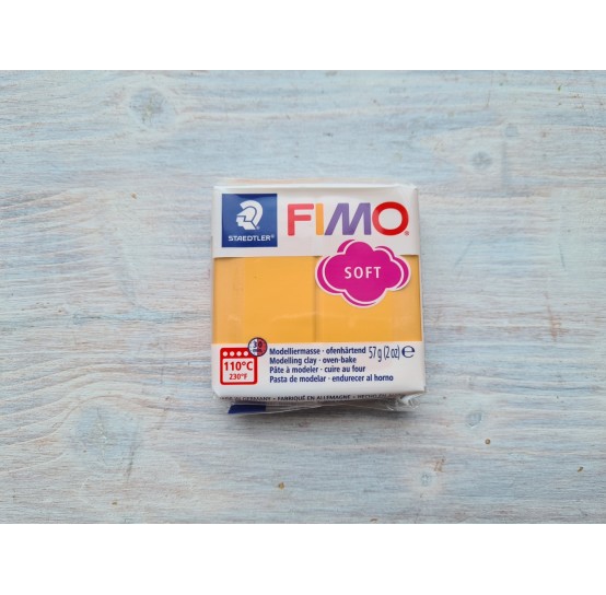 FIMO Soft oven-bake polymer clay, papaya sorbet, Nr. T41, 57 g