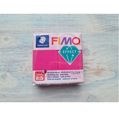 FIMO Effect oven-bake polymer clay, ruby quartz (gemstone), Nr. 286, 57 gr