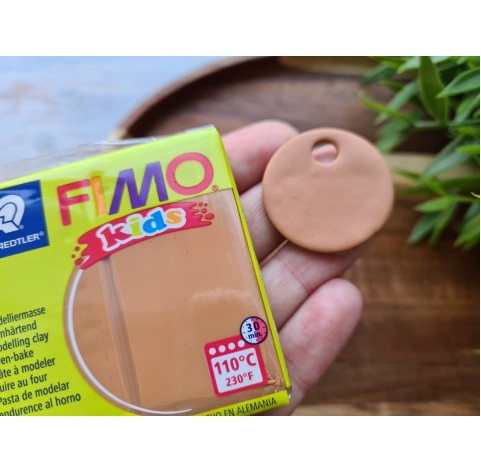 FIMO Kids, light brown, Nr. 71, 42g (1.5oz), oven-hardening polymer clay, STAEDTLER
