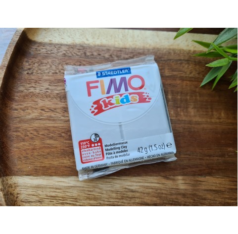 FIMO Kids, light grey, Nr. 80, 42g (1.5oz), oven-hardening polymer clay, STAEDTLER