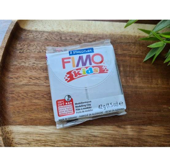 FIMO Kids, light grey, Nr. 80, 42g (1.5oz), oven-hardening polymer clay, STAEDTLER
