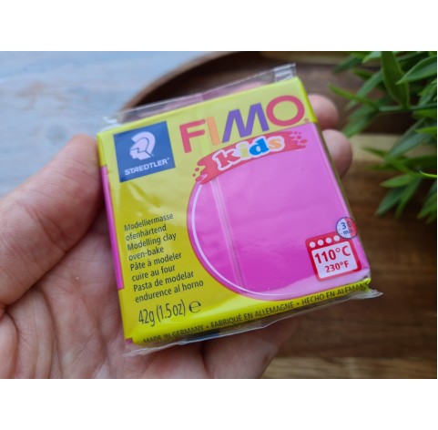 FIMO Kids, fuchsia, Nr. 220, 42g (1.5oz), oven-hardening polymer clay, STAEDTLER