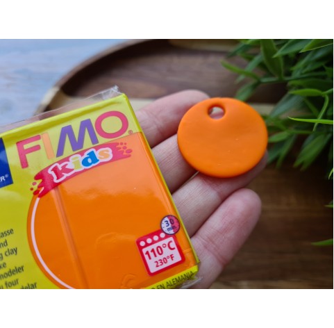 FIMO Kids, orange, Nr. 4, 42g (1.5oz), oven-hardening polymer clay, STAEDTLER