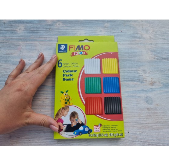 Fimo Kids modelados-set Colour Pack Basic 6er set 