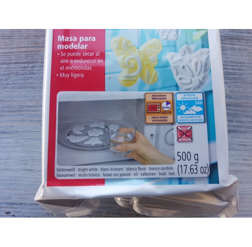 FIMO Air Modelling Clay - Air-Drying Clay in White (500 g) and Granite (350  g), Ready to Use - No Burning Required, Non-Sticky, At Least 95% Natural  Raw Materials: : Home & Kitchen